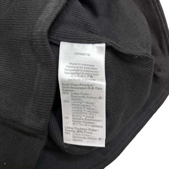 NWT J.Crew Black Square Neck Tank Top XS Spaghetti Strap Slim Fit - Picture 9 of 9